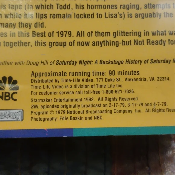 3 VHS Tapes Time Life Series of Saturday Night Live - Picture 10 of 10